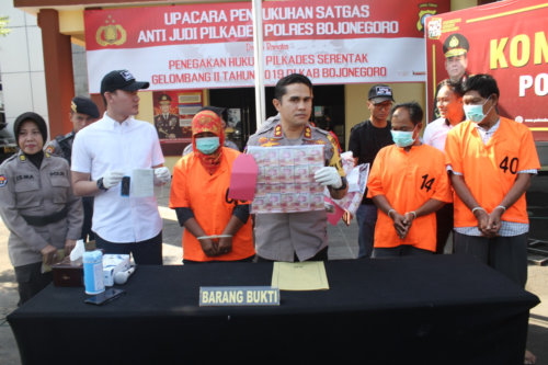 Satgas Anti Judi Pilkades Amankan 3 Pejudi